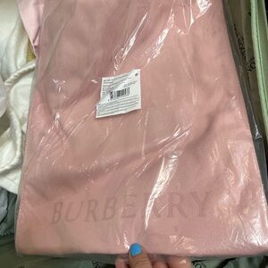 Burberry Pink Tote Bag w tags! New canvas bag GWP